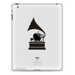 Grammofon iPad Aufkleber iPad Aufkleber